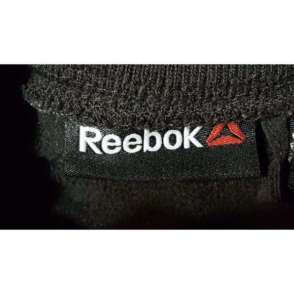 REEBOK Girls Practice Track Jacket Black Size M 10-12 - Picture 6 of 8